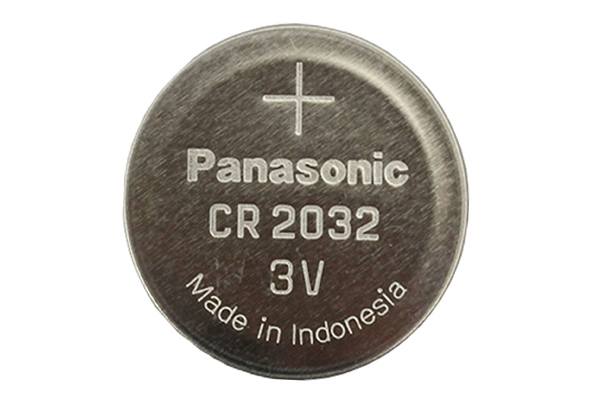 CR2032 Panasonic 3 Volt Lithium Coin Cell Battery