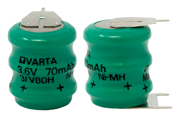 Varta 3/V80H 3P 3.6 Volt 3 Pin NiMH Battery