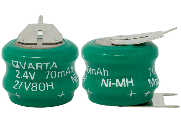 Varta 2/V80H 3P 2.4 Volt 3 Pin NiMH Battery