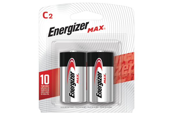 C Energizer MAX E93BP-2 Alkaline Batteries (2 Card)