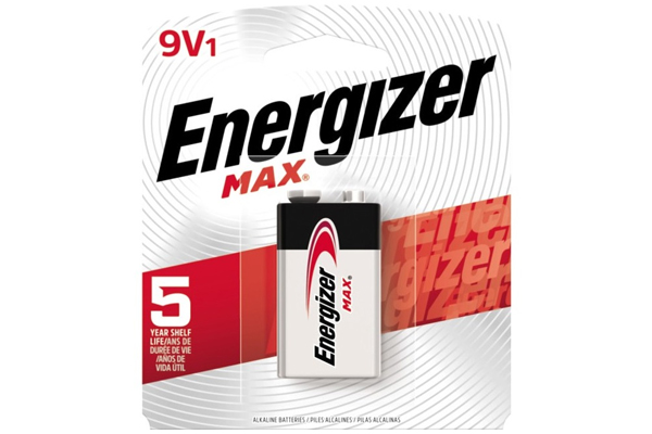 24  9 Volt Energizer MAX 522BP Alkaline Batteries (On a Card)
