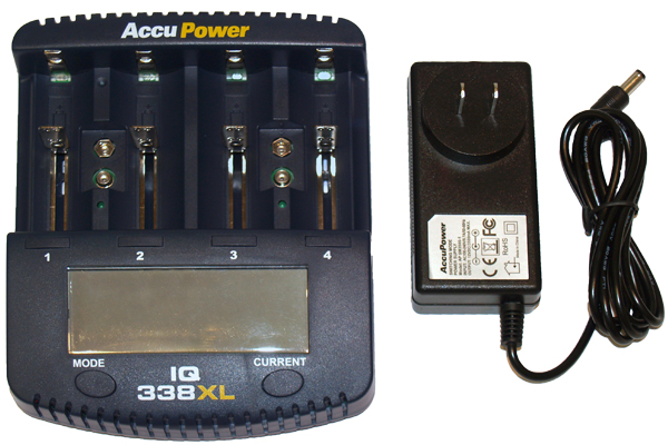 IQ-338XL Universal LCD Smart Charger / Analyzer (Charges Li-Ion, NiCd & NiMH)