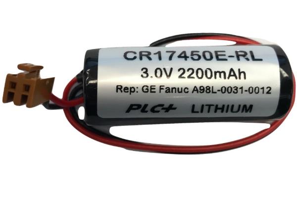 GE Fanuc CR17450E-RL / CR17450SE-R  3V Lithium PLC Battery