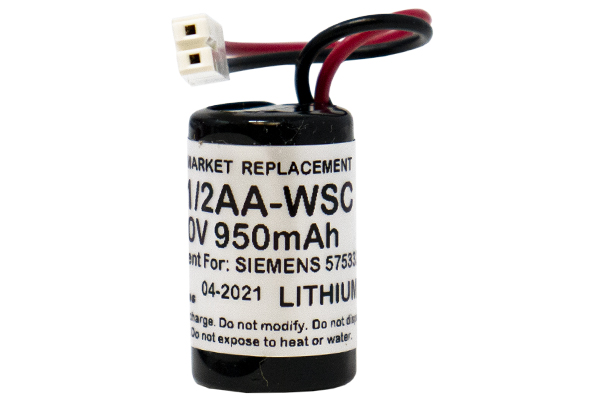 Siemens 575332 3 Volt Lithium PLC Battery (CR1/2AA-WSC)