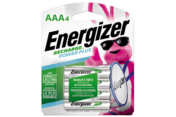 4 x AAA NiMH Energizer 800 mAh Batteries (Low Discharge)