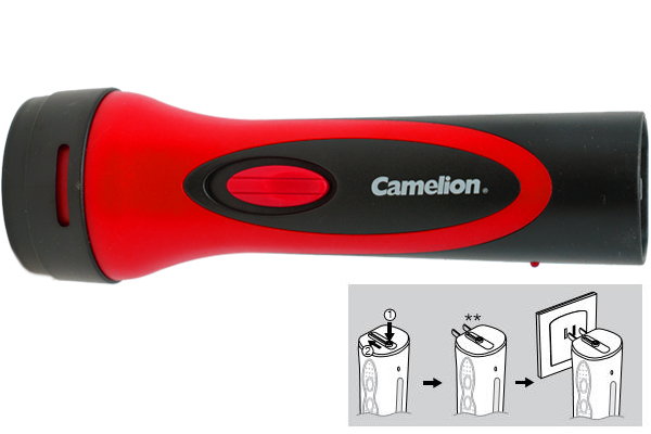 6 LED Rechargeable Plug-In Emergency Ready Flashlight