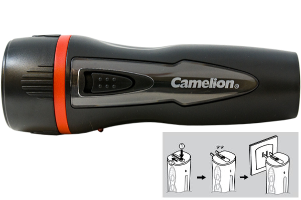 4 LED Rechargeable Plug-In Emergency Ready Flashlight