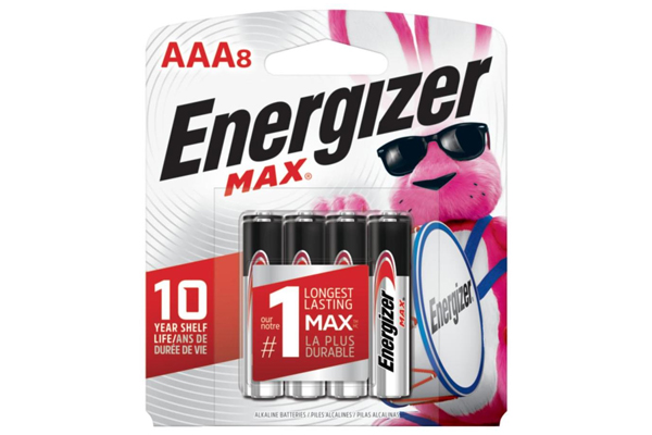 AAA Energizer MAX E92BP8 Alkaline Batteries (8 Pack)