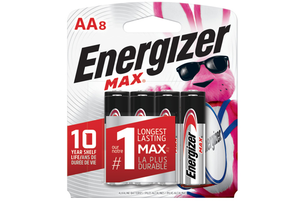 AA Energizer MAX E91BP8 Alkaline Batteries (8 Pack)
