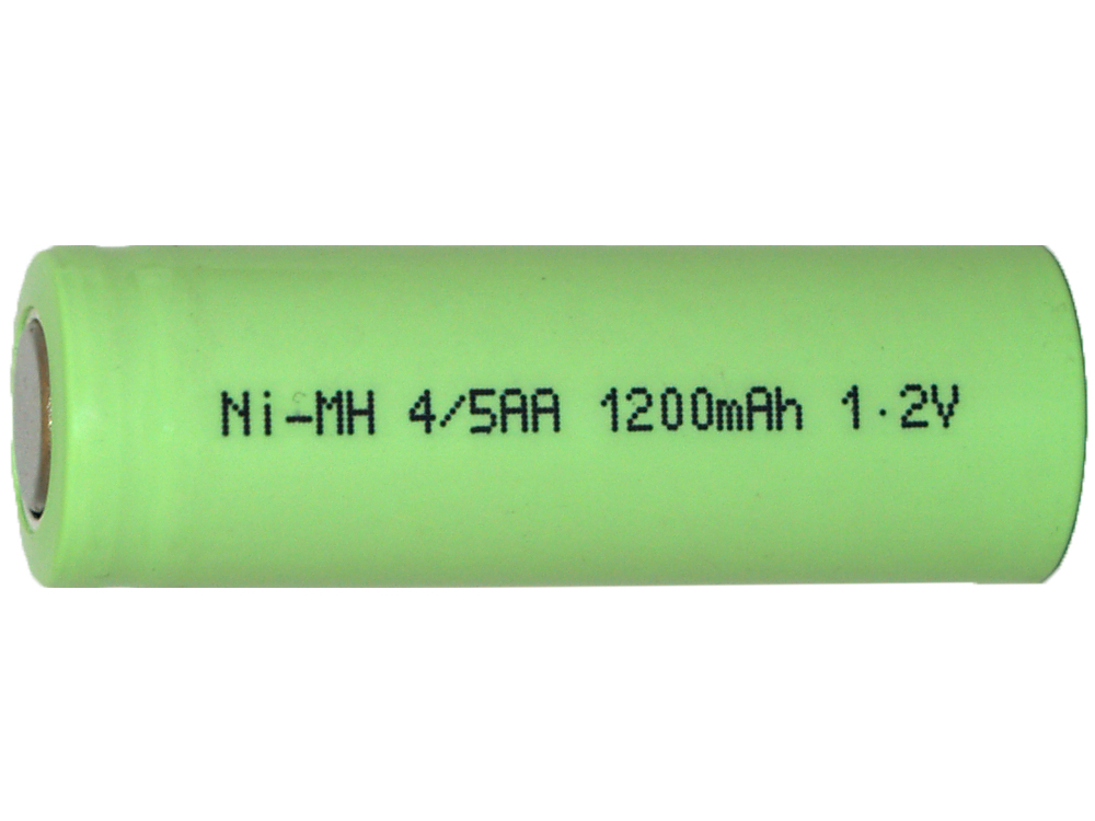 4/5 AA NiMH Flat Top Battery (1200 mAh)