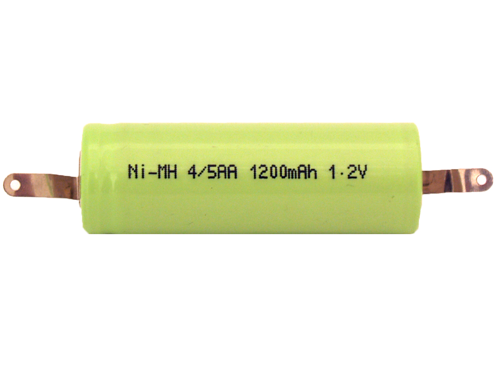 4/5 AA NiMH Battery with Tabs (1200 mAh)