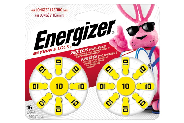 Energizer AZ10 Zinc Air Hearing Aid Batteries (16 Pack)