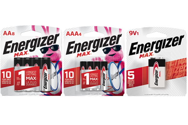 8 AA + 4 AAA + 1 9 Volt Energizer MAX Alkaline Battery Combo (On Cards)