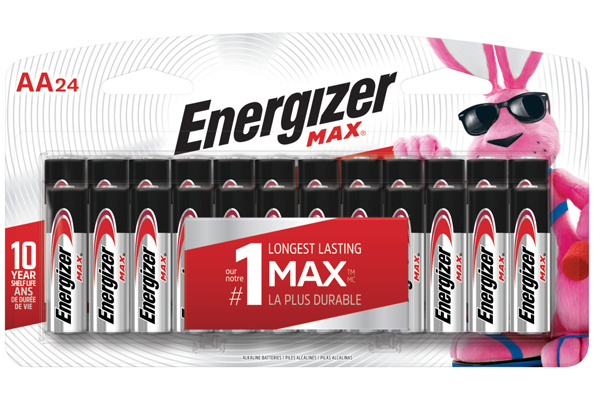 AA Energizer MAX E91BP24 Alkaline Batteries (24 Pack)