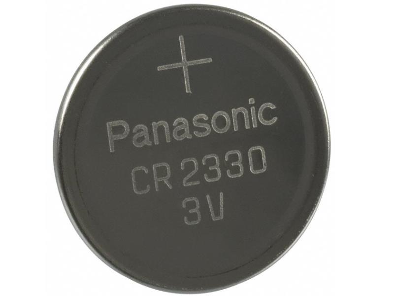 CR2330 Panasonic 3 Volt Lithium Coin Cell Battery