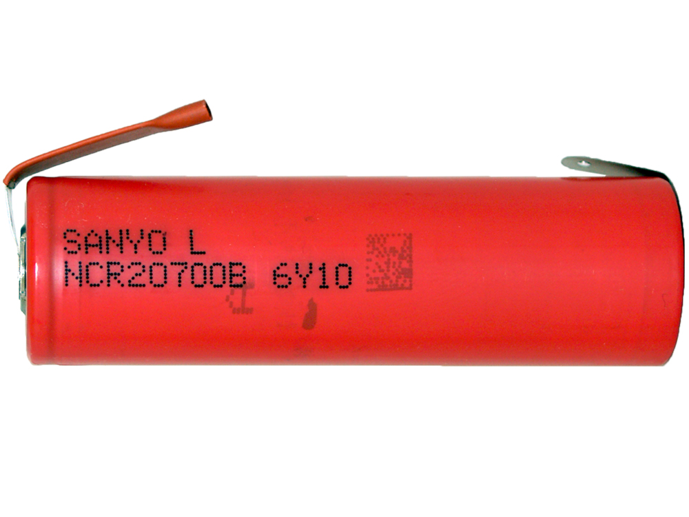 Sanyo / Panasonic  20700B 3.7V Lithium Ion Battery (4250 mAh) w/ Tabs
