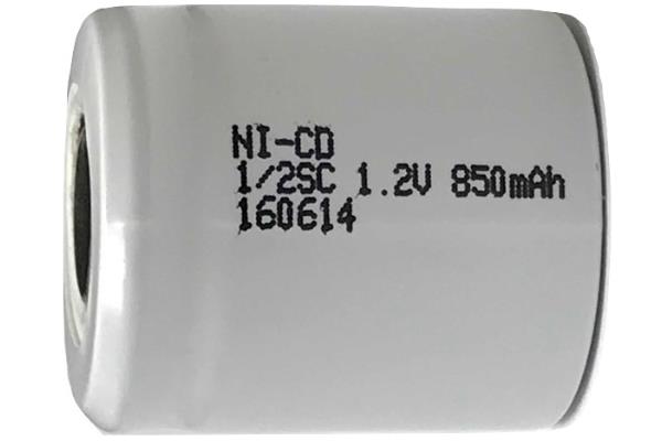 1/2 Sub C NiCd Battery (850 mAh)