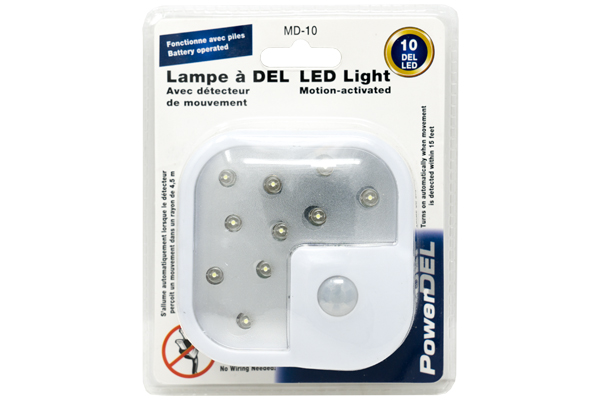 10 LED Motion Activated Light