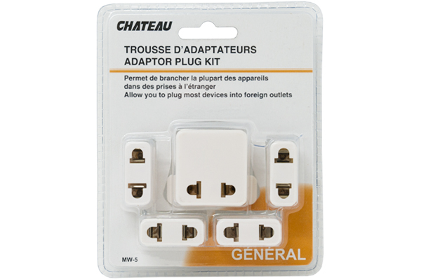 Travel Plug Adapter Kit