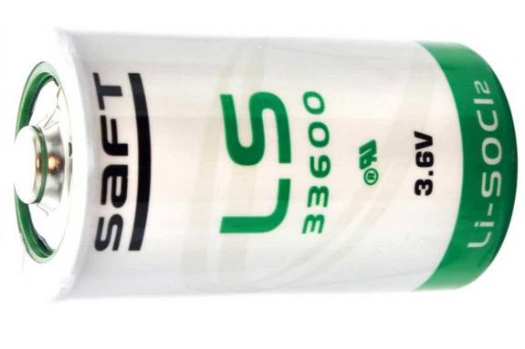 Saft LS33600 3.6 Volt D 17000 mAh Lithium Battery