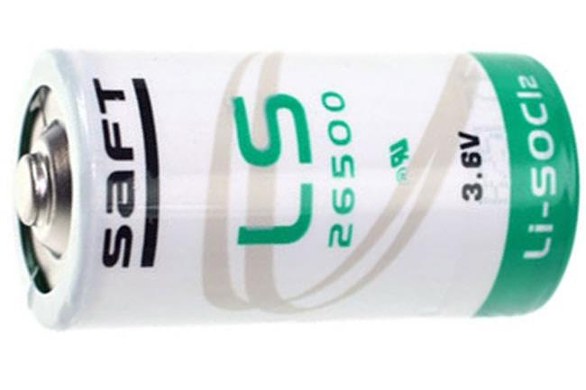 Saft LS26500 3.6 Volt C 7700 mAh Lithium Battery