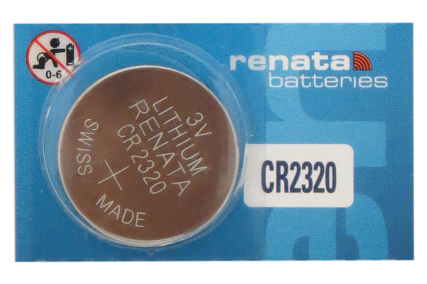 CR2320 Renata 3 Volt Lithium Coin Cell Battery