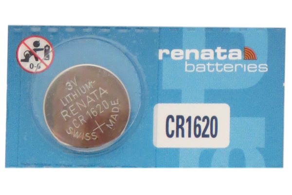 CR1620 Renata 3 Volt Lithium Coin Cell Battery