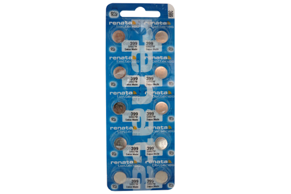 10 x 399 / 395 / SR927SW Renata Silver Oxide Button Batteries