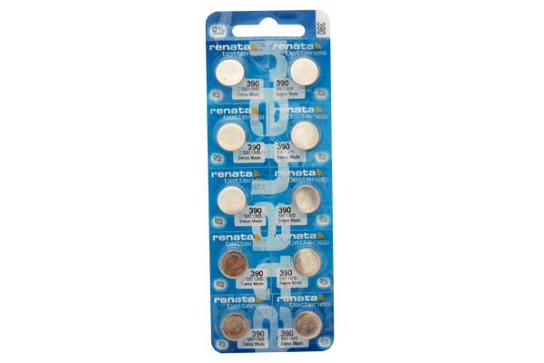 10 x 390 / SR54 Renata Silver Oxide Button Batteries