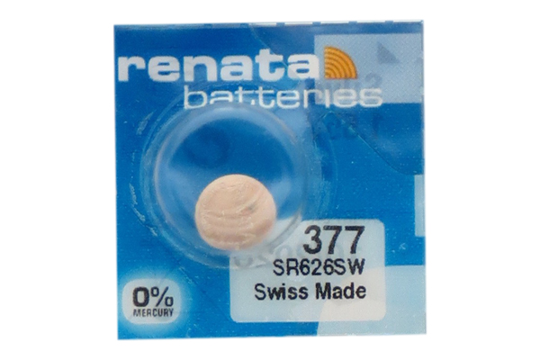 30 x 377 / SR626SW Renata Silver Oxide Button Batteries