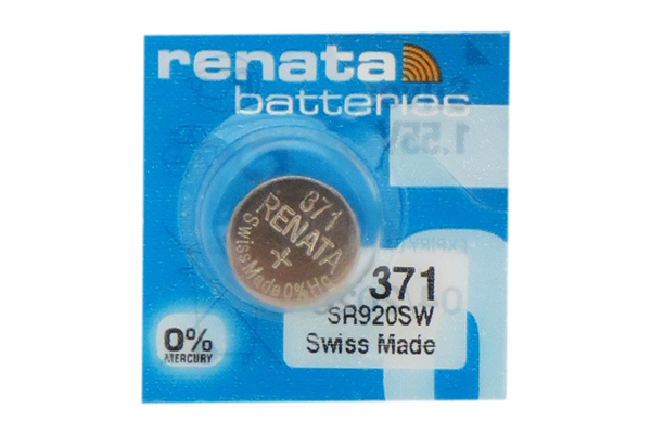 371 / SR920SW Renata Silver Oxide Button Battery