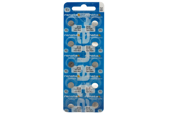 10 x 315 / SR716SW Renata Silver Oxide Button Batteries