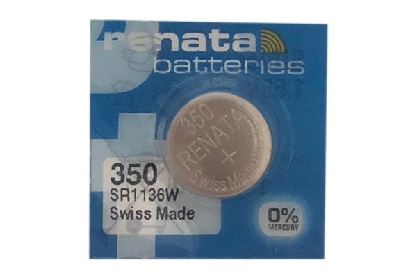 350 / SR1136W Renata Silver Oxide Button Battery