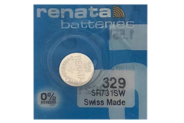 329 / SR731SW Renata Silver Oxide Button Battery