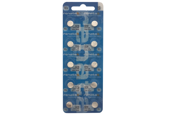 10 x 329 / SR731SW Renata Silver Oxide Button Batteries