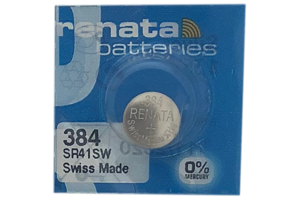 384 / SR41SW Renata Silver Oxide Button Battery