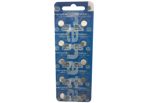 10 x 384 / SR41SW Renata Silver Oxide Button Batteries