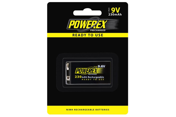 9.6 Volt Powerex NiMH Rechargeable Battery (230mAh)