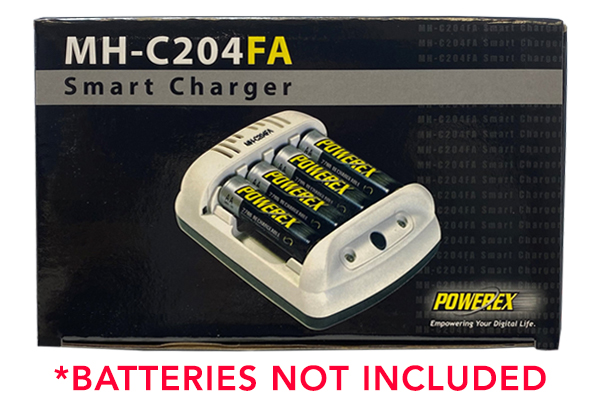 Powerex MH-C204FA AA / AAA Smart Battery Charger