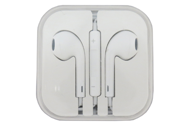 White Wired Earbuds
