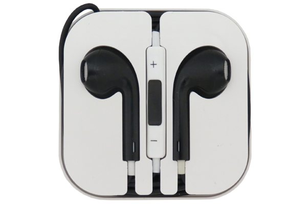 Black Wired Earbuds