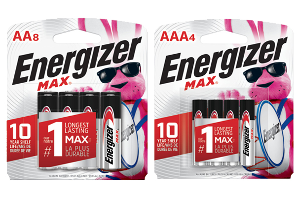 8 AA + 4 AAA Energizer MAX Alkaline Battery Combo (On Cards)