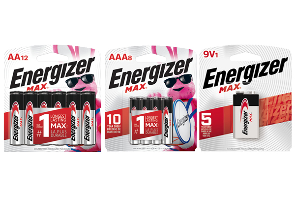 12 AA + 8 AAA + 1 9 Volt Energizer MAX Alkaline Battery Combo (On Cards)