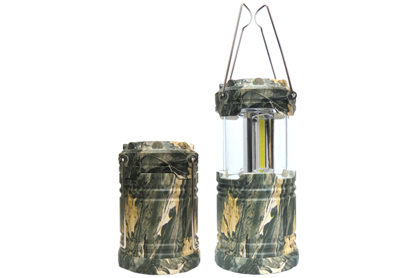 Super Bright Pop Up Camping Light - Camo Green