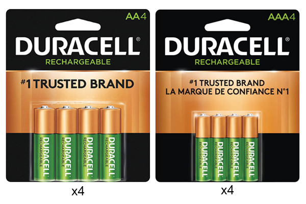 aa rechargeable batteries