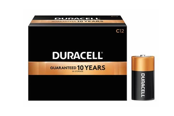 12 x C Duracell Coppertop Alkaline Batteries (MN1400)