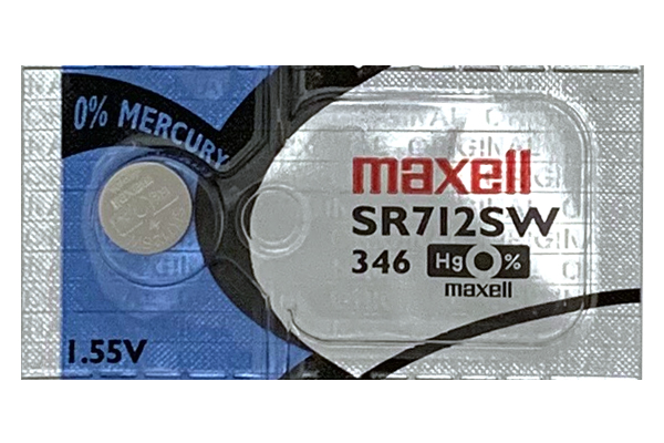 346 / SR41SW Maxell Silver Oxide Battery