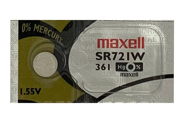 361 / SR721W Maxell Silver Oxide Battery