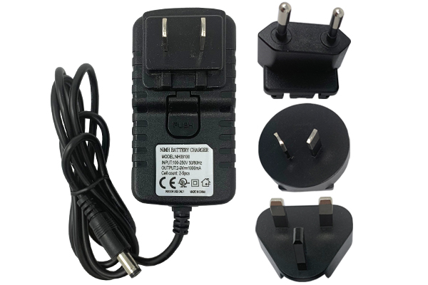 2.4V - 6V NiMH/NiCd Charger (US Plug + EU Plug) - NH09100