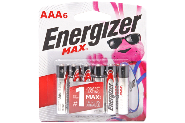 AAA Energizer MAX E92BPF-6 Alkaline Batteries (6 Card)